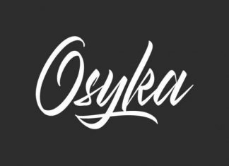 Osyka Script Font