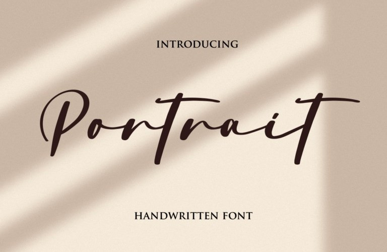 Portrait Script Font