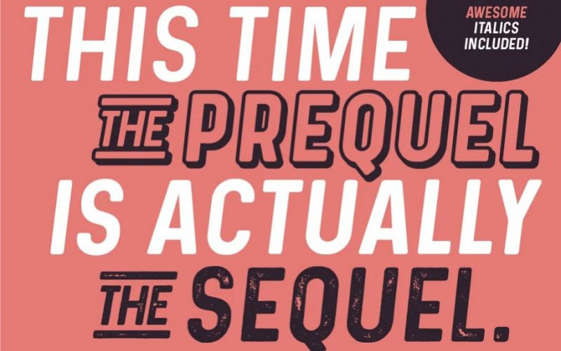 Prequel Shadow Display Font