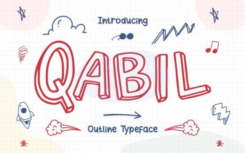 Qabil Display Font