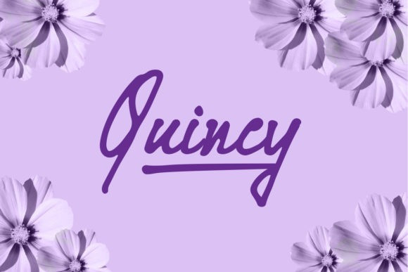 Quincy Handwritten Font