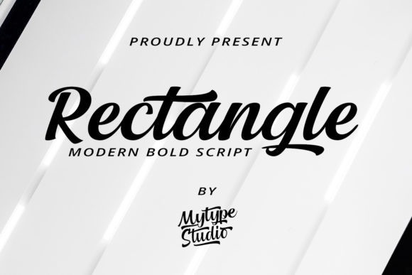 Rectangle Script Font