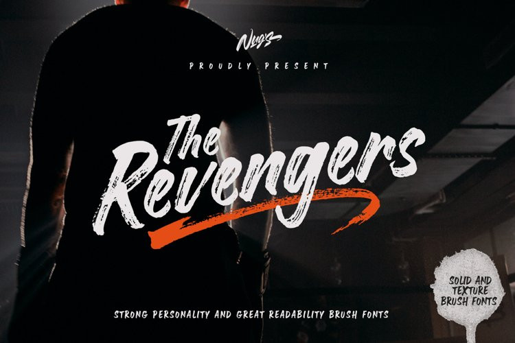 The Revengers Brush Font