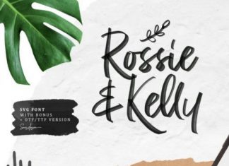 Rossie Kelly Brush Font
