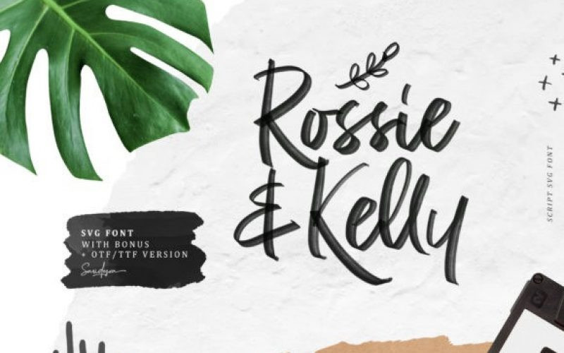 Rossie Kelly Brush Font