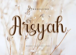Arsyah Calligraphy Font