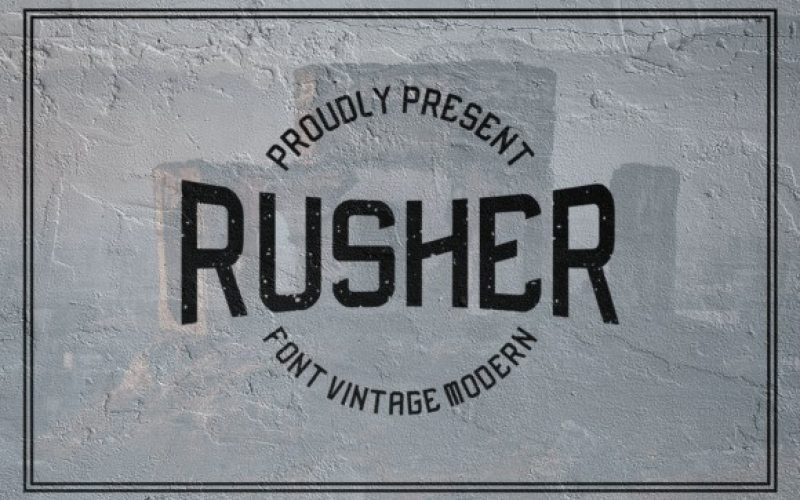 Rusher Display Font