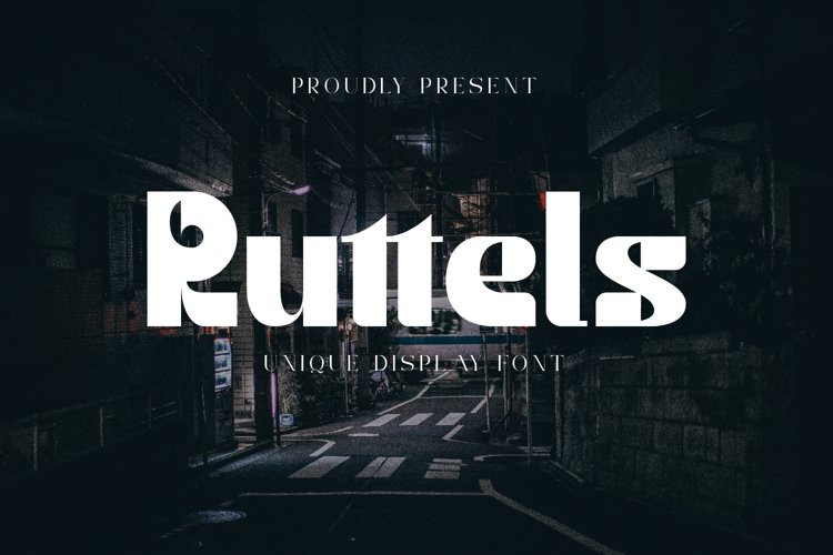 Ruttels Display Font