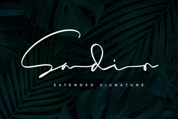 Sadio Handwritten Font