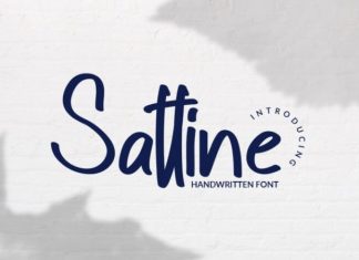 Sattine Script Font