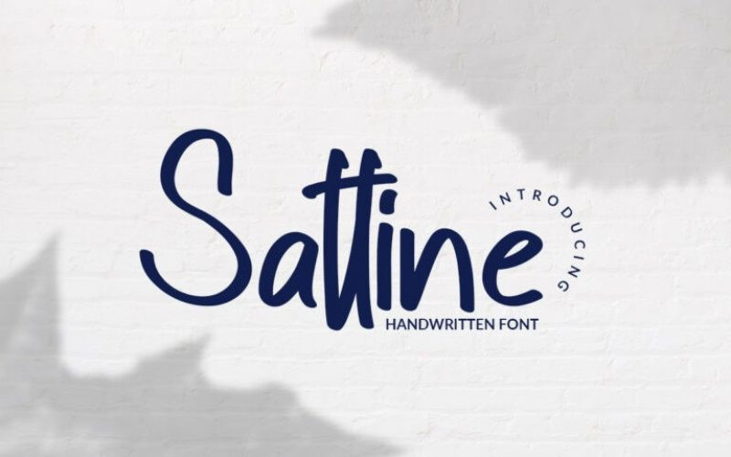 Sattine Script Font