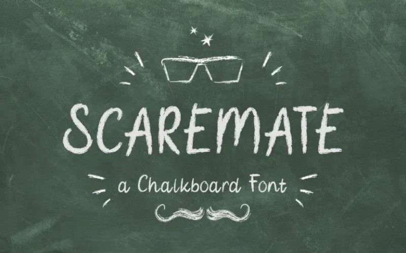 Scaremate Display Font