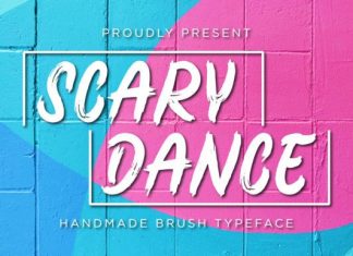 Scary Dance Brush Font