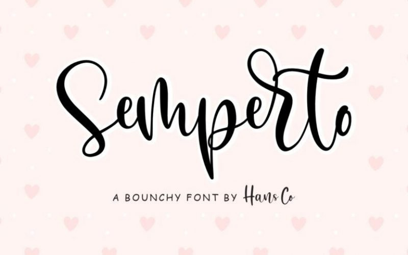 Semperto Script Font