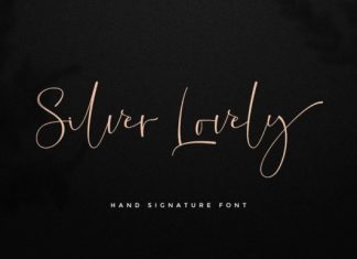Silver Lovely Handwritten Font