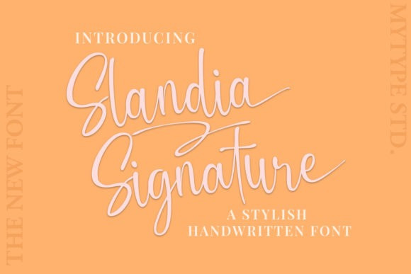 Slandia Calligraphy Font