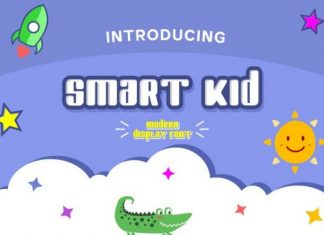 Smart Kid Display Font