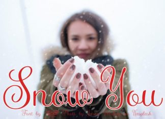 Snow You Calligraphy Font