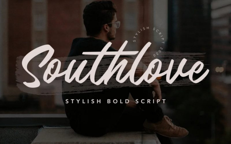 Southlove Brush Font