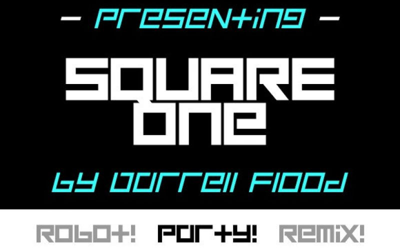 Square One Display Font