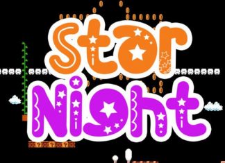 Star Night Display Font