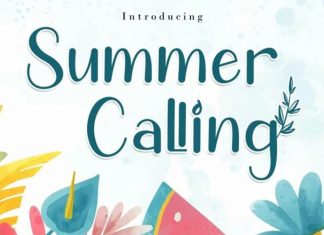 Summer Calling Display Font