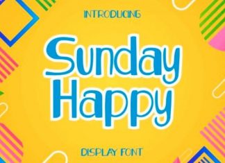 Sunday Happy Display Font