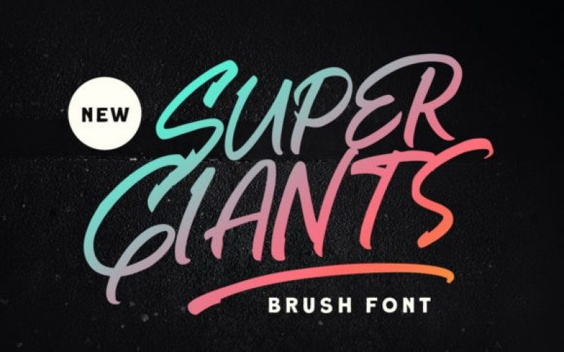 Super Giants Script Font