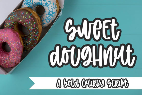 Sweet Doughnut Brush Font