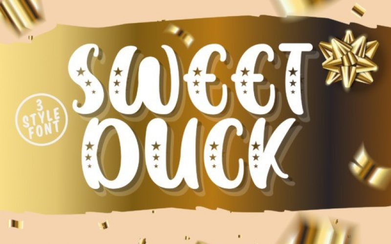 SWEET DUCK Display Font