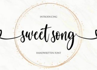Sweet Song Script Font