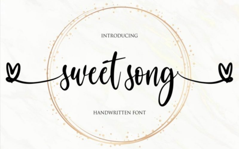 Sweet Song Script Font