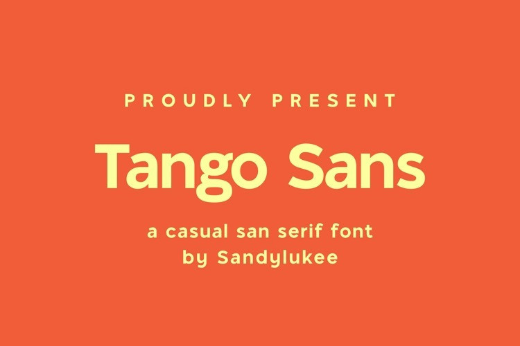 Tango Sans Serif Font