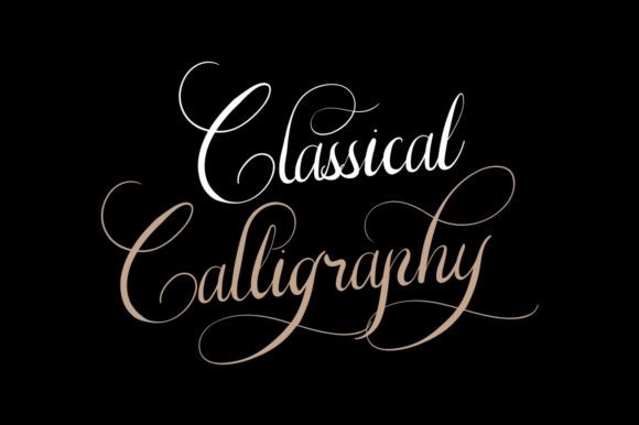 The Adelyne Calligraphy Font