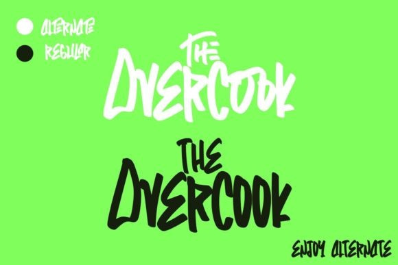 The Overcook Script Font