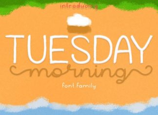 Tuesday Morning Script Font