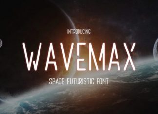Wavemax Display Font