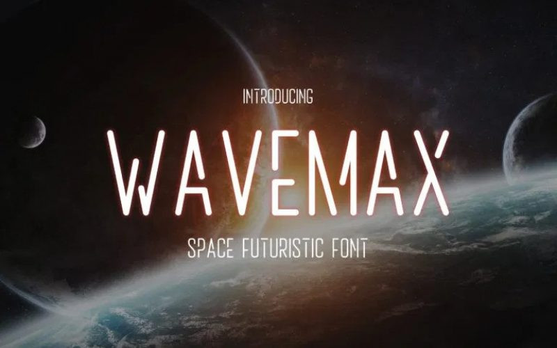 Wavemax Display Font