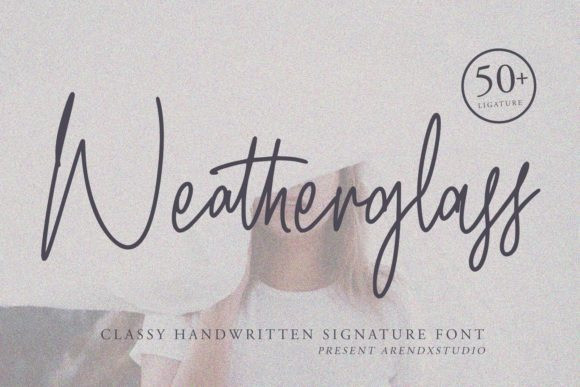 Weatherglass Handwritten Font