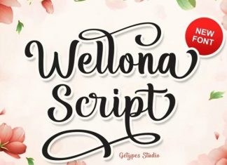 Wellona Script Font