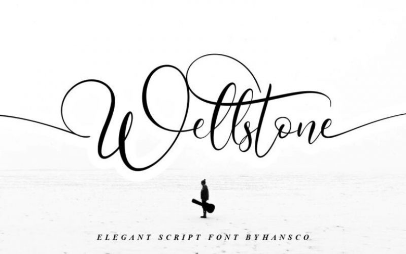 Wellstone Calligraphy Font