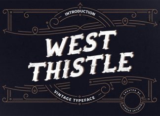 West Thistle Display Font