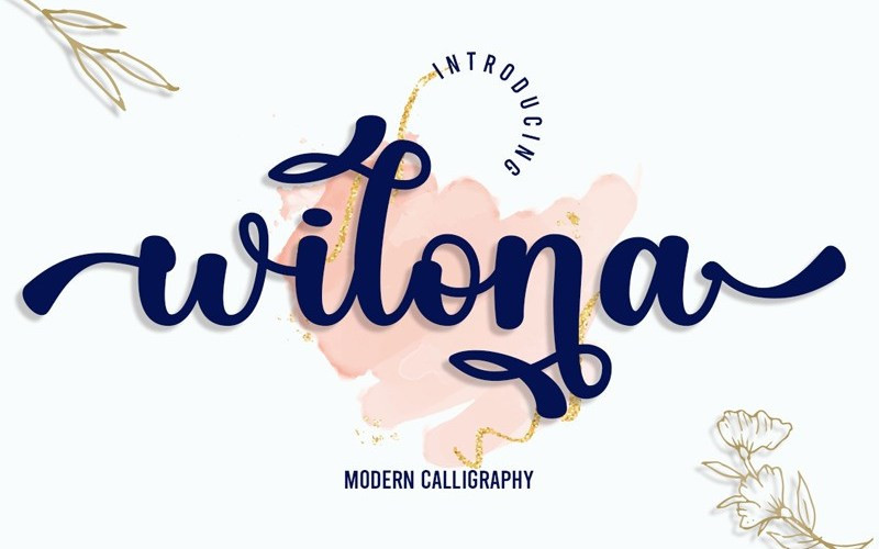 Wilona Calligraphy Font