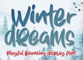 Winter Dreams Brush Font