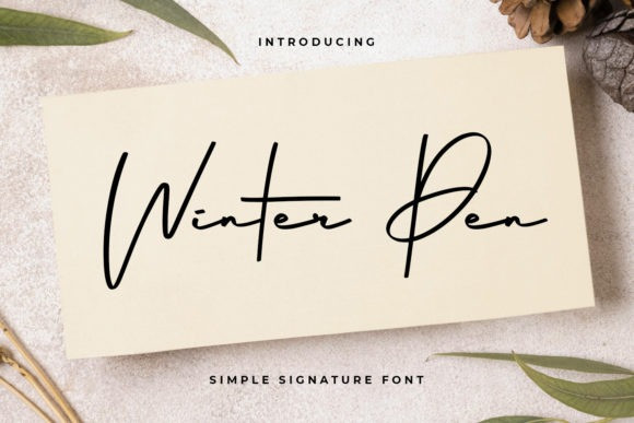 Winter Pen Handwritten Font