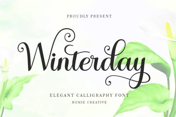 Winterday Calligraphy Font