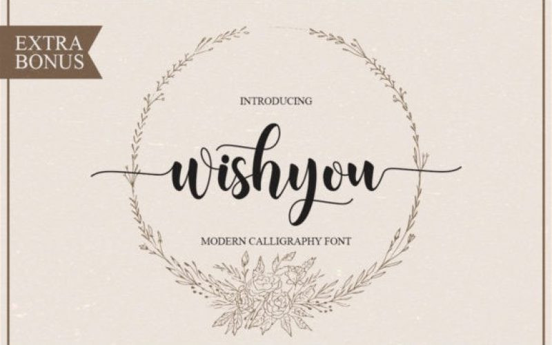 Wishyou Calligraphy Font