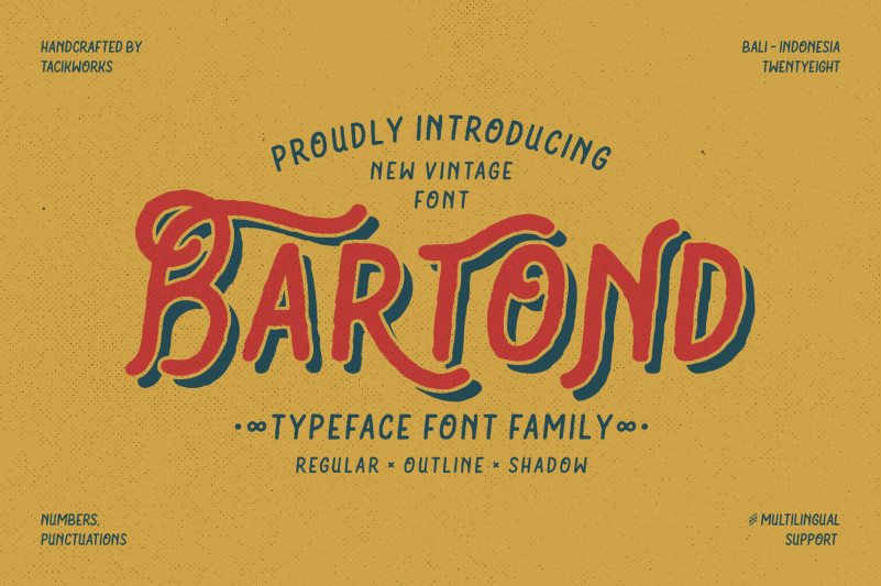 Bartond Display Font