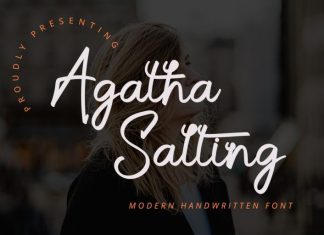 Agatha Salting Script Font