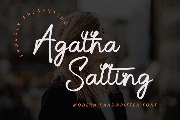 Agatha Salting Script Font